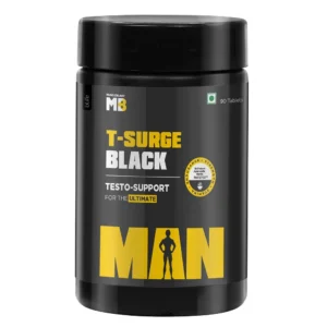 MuscleBlaze T Surge Black