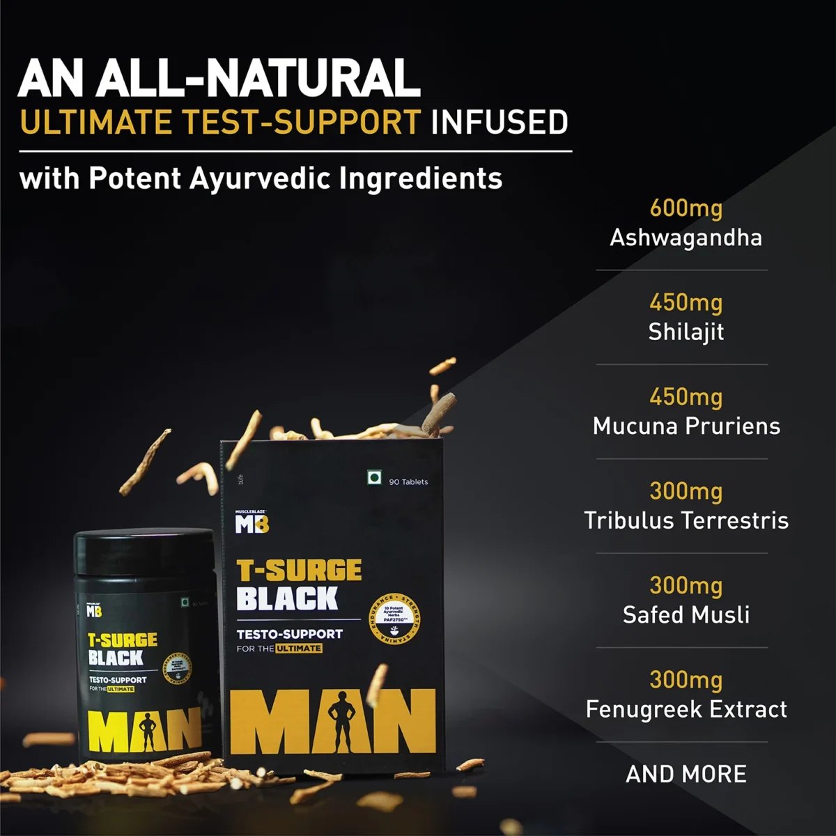 MuscleBlaze T Surge Black, 90 tablets - Image 6