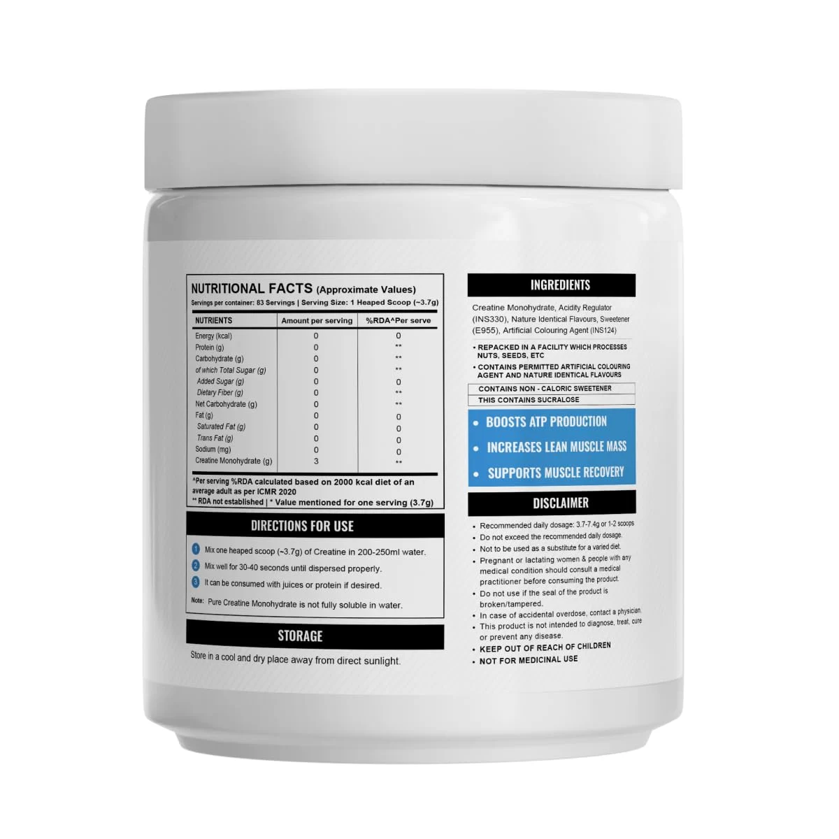 Wellcore Micronised Creatine Monohydrate - Image 4