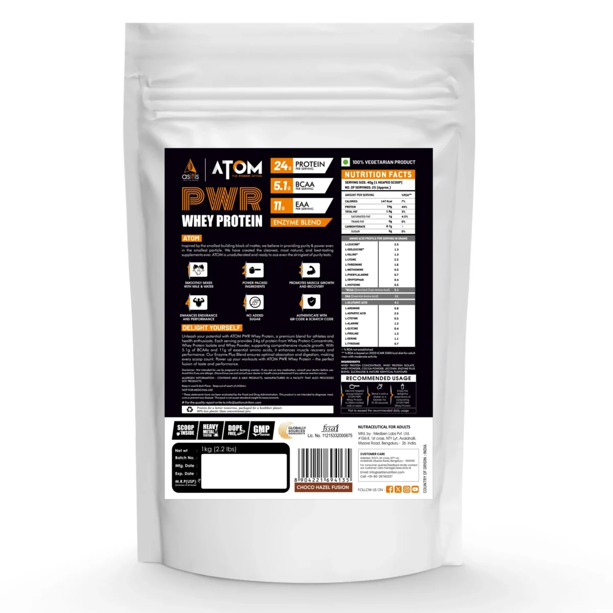 ATOM PWR Whey Protein - Image 2