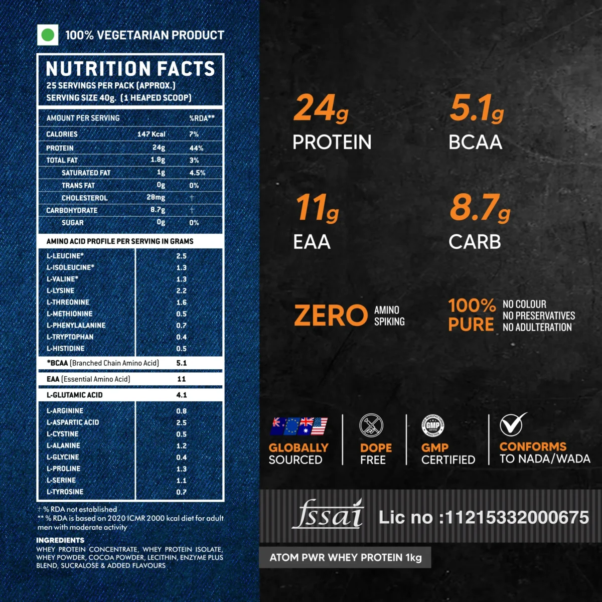 ATOM PWR Whey Protein - Image 3