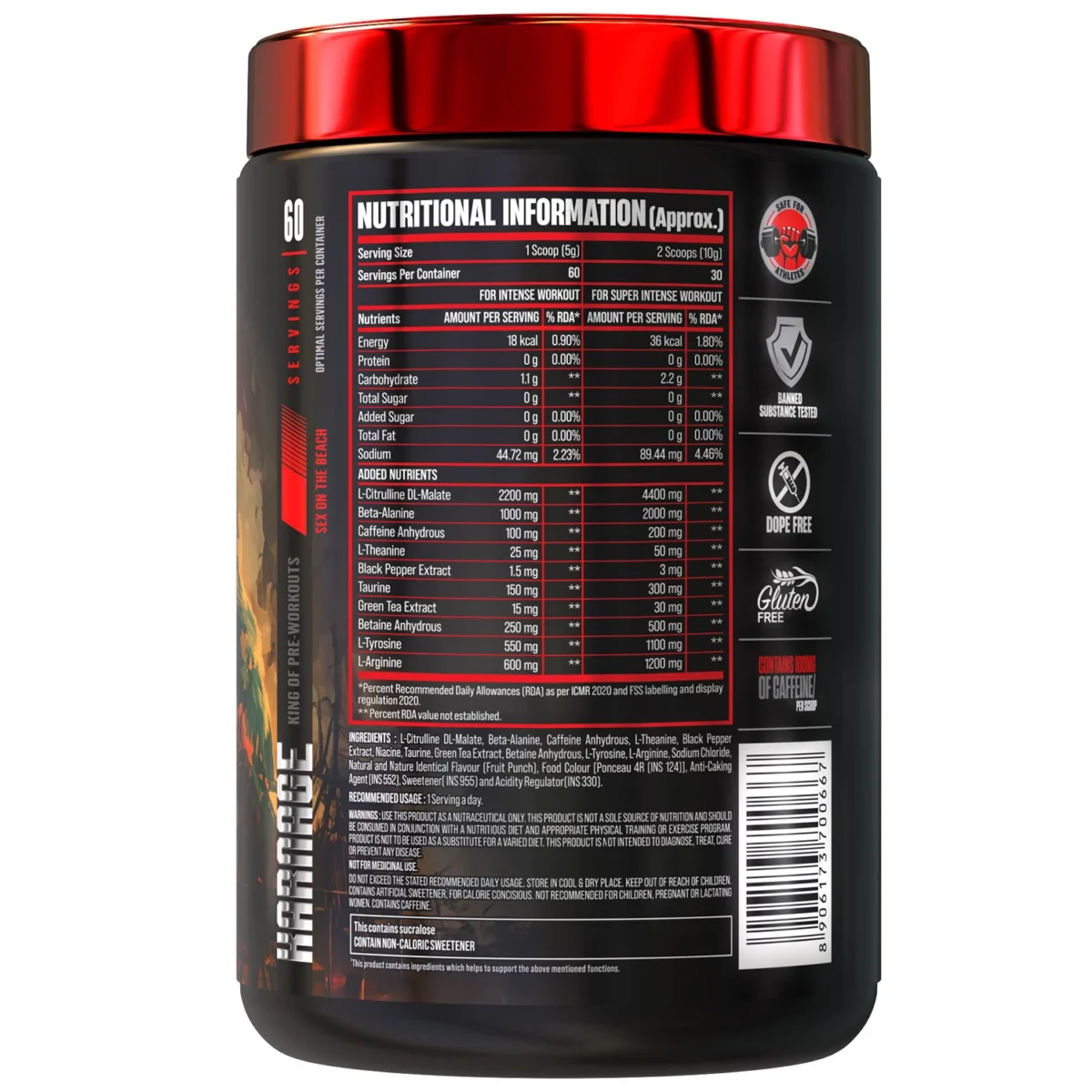 BigMuscles Nutrition Karnage Pre workout - Image 2