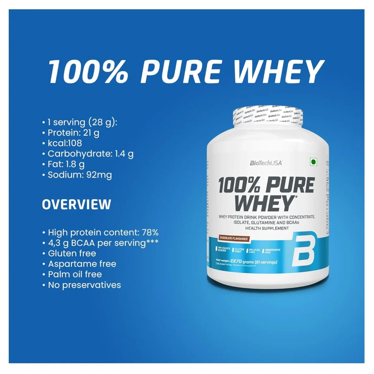 BioTechUSA 100% Pure Whey - Image 3