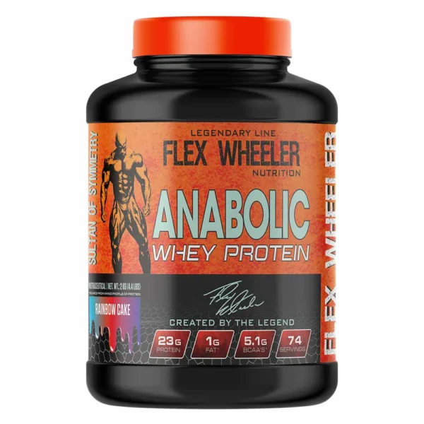 flex wheeler nutrition anabolic whey protein
