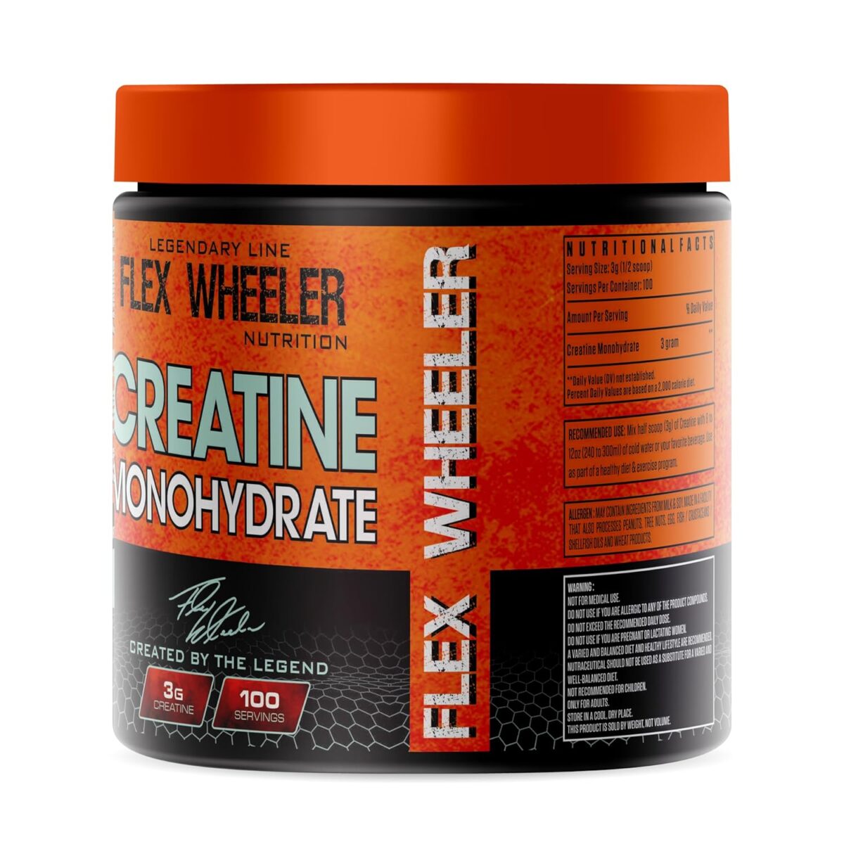 Flex Wheeler Nutrition Creatine Monohydrate | 100 Servings - Image 2
