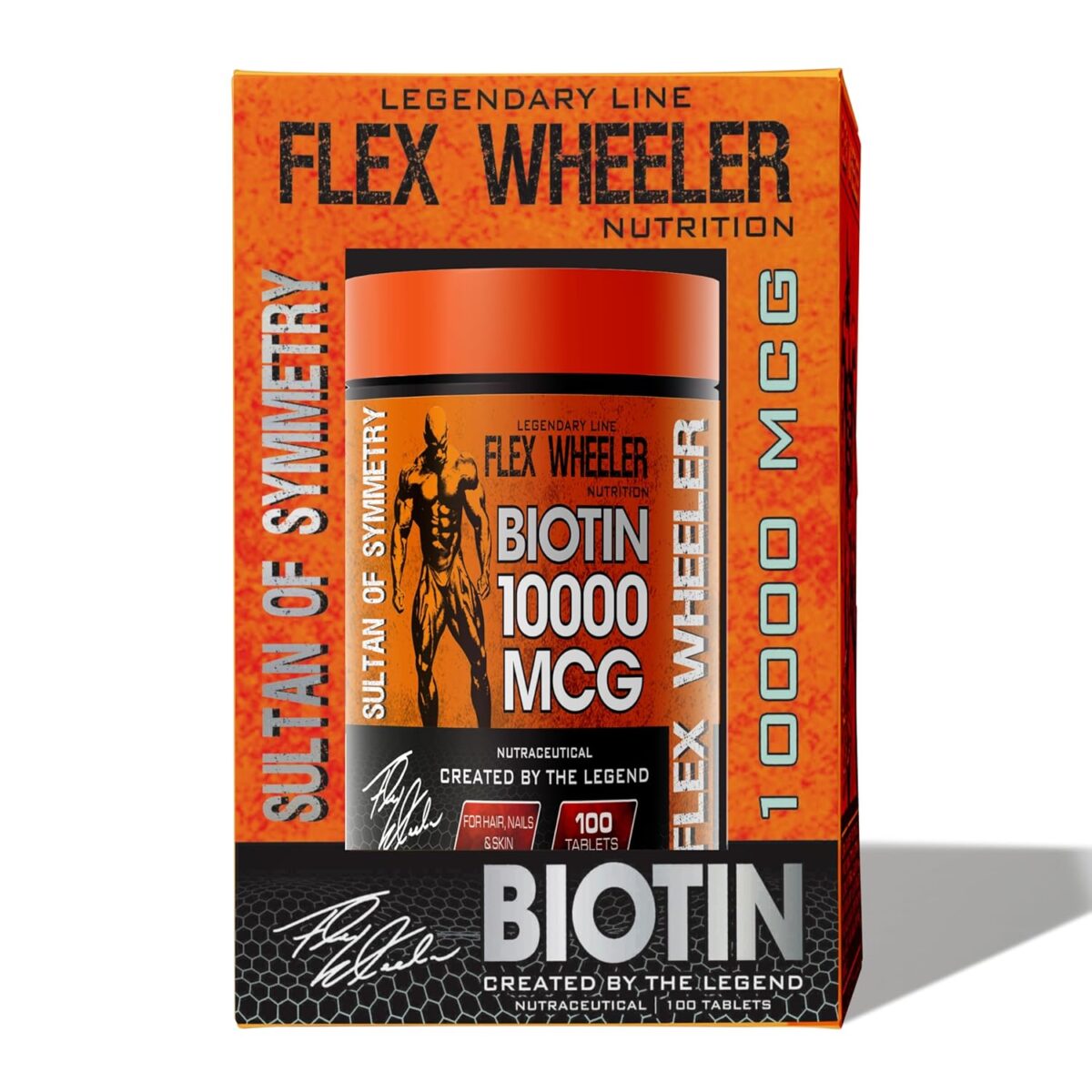 Flex Wheeler Nutrition Biotin | 100 Tablets - Image 4