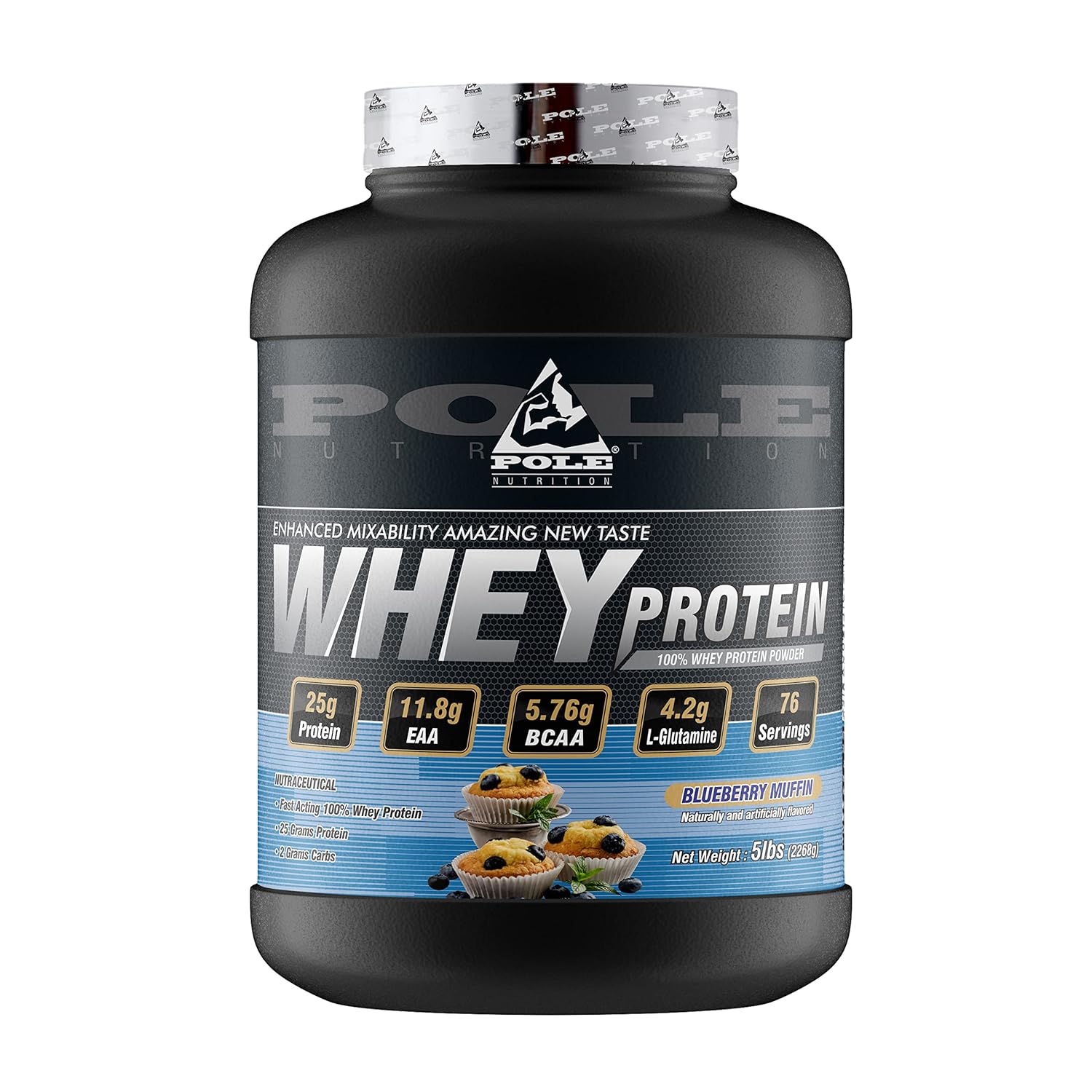 Pole Nutrition Whey Protein | Blueberry Muffin