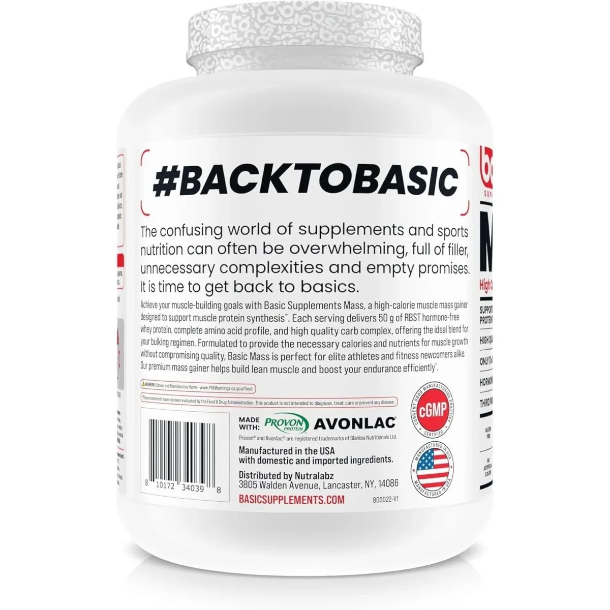 shrufit-101-Basic-Supplements Mass Basic Supplements Muscle Mass Gainer - Image 3