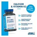 Applied Nutrition Calcium & Vitamin K2 - Image 2