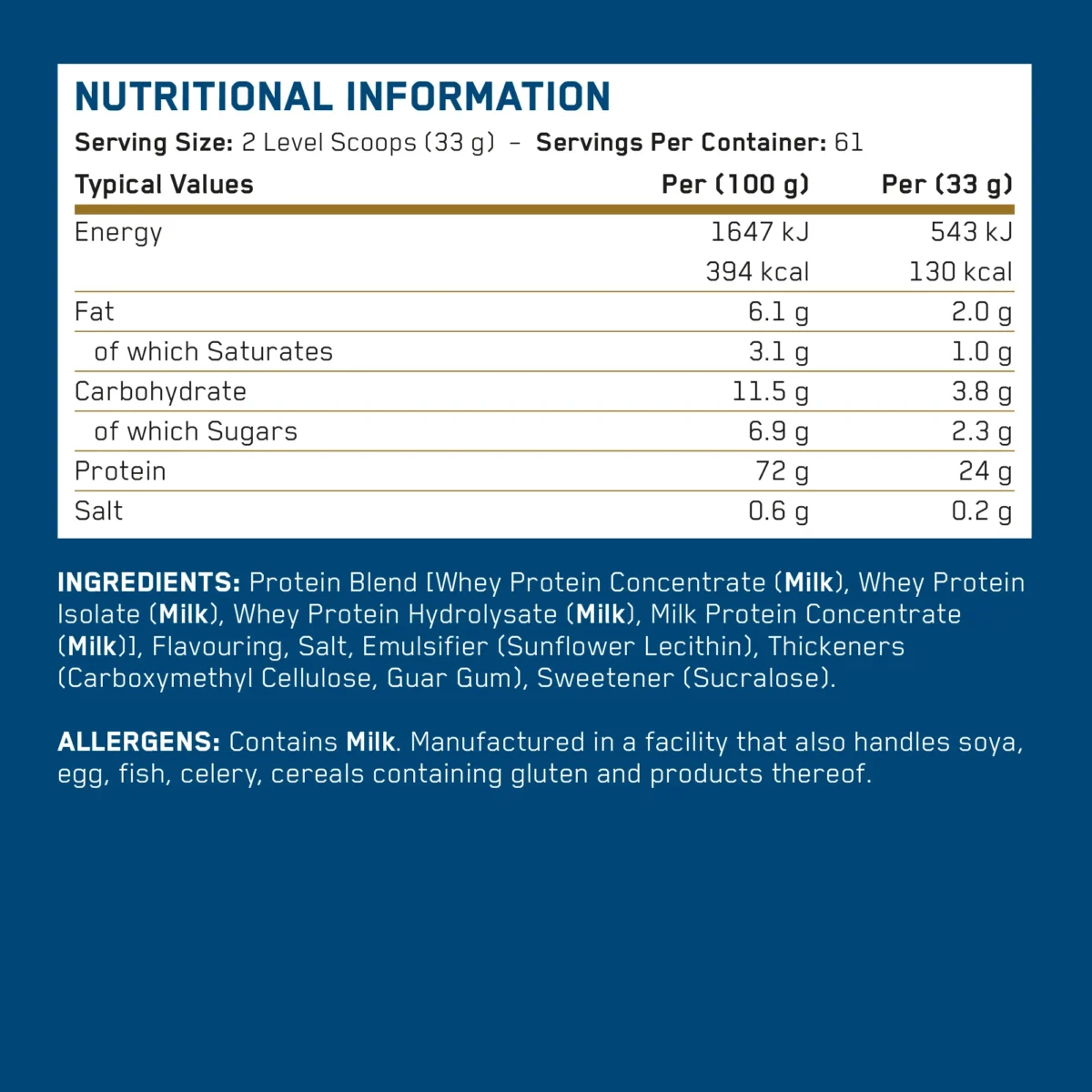 Applied Nutrition Critical Whey Advanced Protein - Image 4