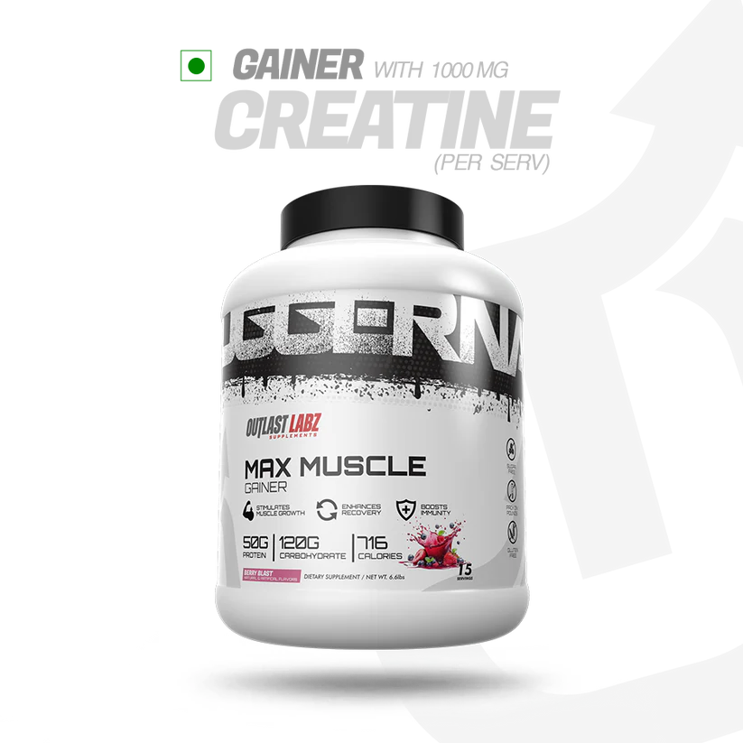Outlast Labz Max Muscle Gainer | Berry Blast