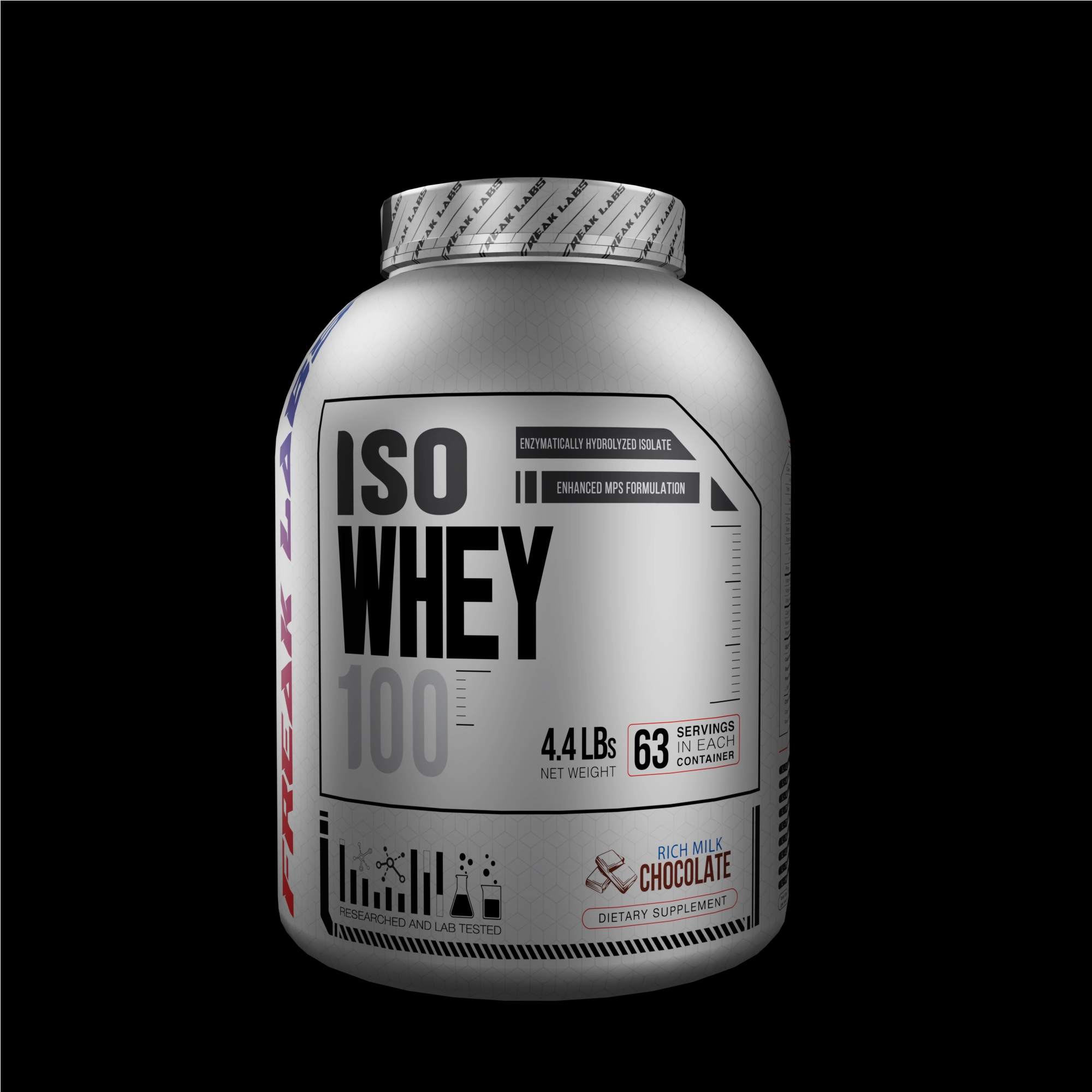 shrufit-100-Freak-Labs-Iso-Whey-100-Rich-Milk-Chocolate Freak Labs ISO Whey 100 Hydrolyzed Whey Protein Isolate