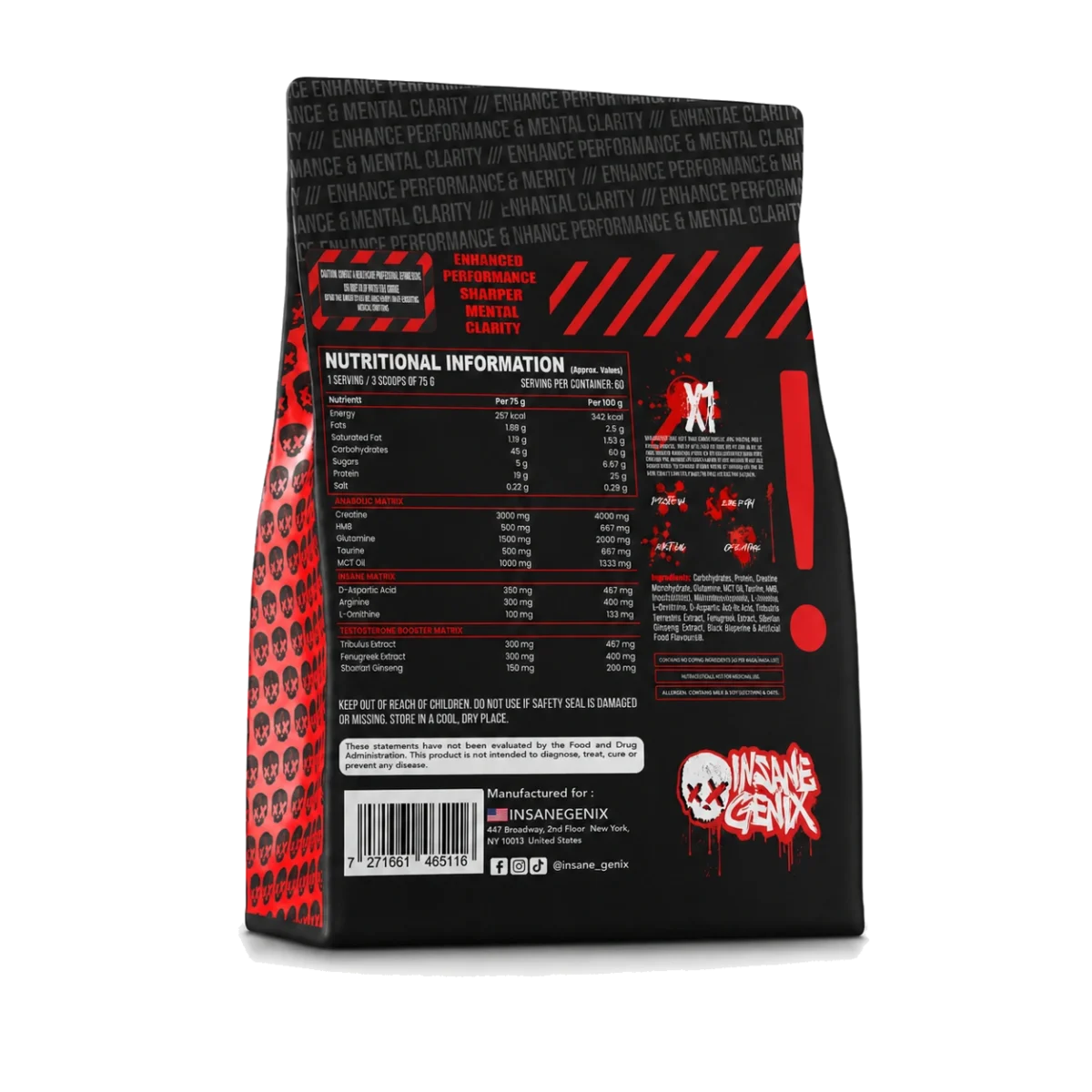 shrufit-101-Insane-Genix-High-Protein-Mass-Gainer Insane Genix High Protein Mass Gainer - Image 4
